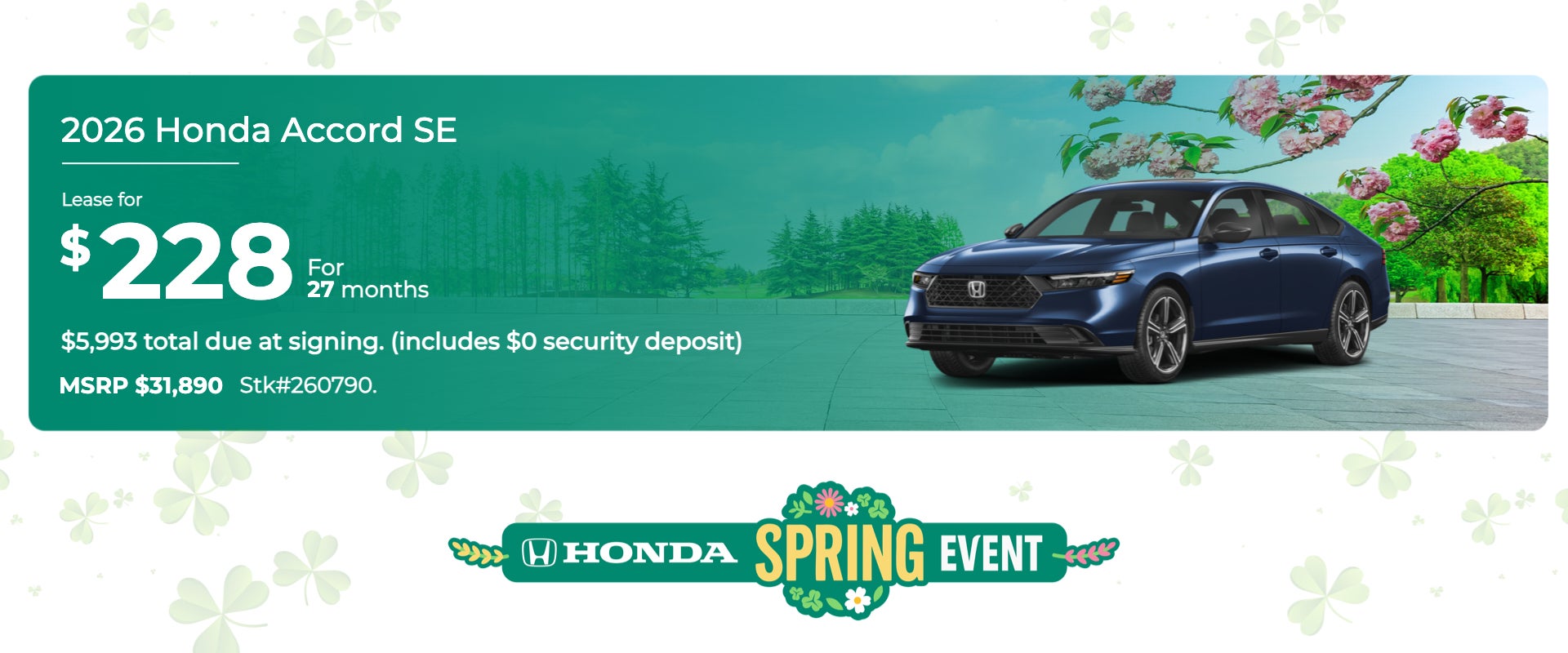 2026 Honda Accord SE