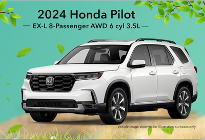 2024 Honda Pilot EX-L 8-Passenger AWD 6 cyl 3.5L