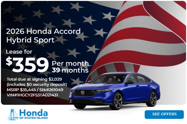 Accord Sport Offer