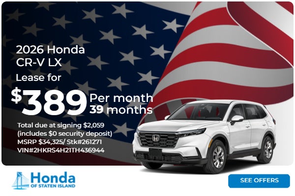 CR-V Offer