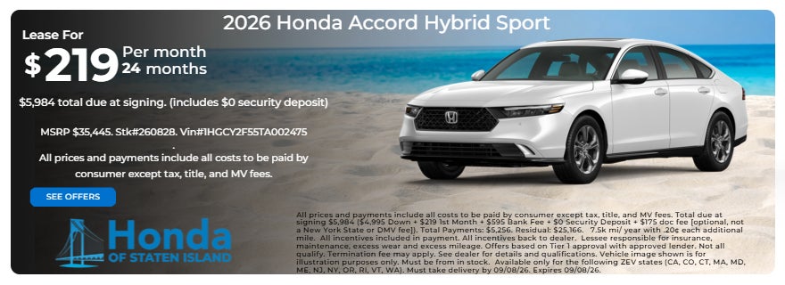 2026 Honda Accord Hybrid Sport