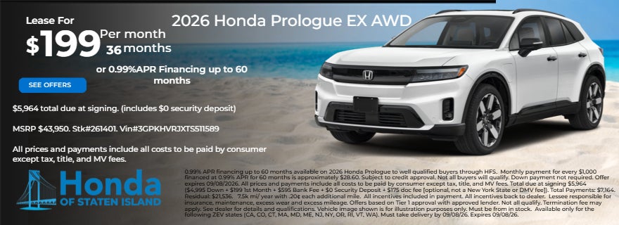 2026 Honda Prologue Ex AWDA