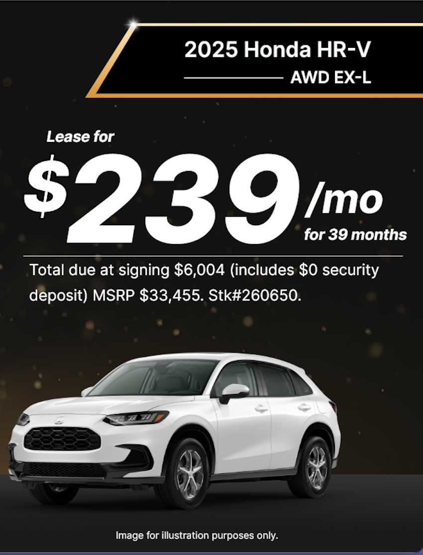 2026 Honda HR-V AWD EX-L