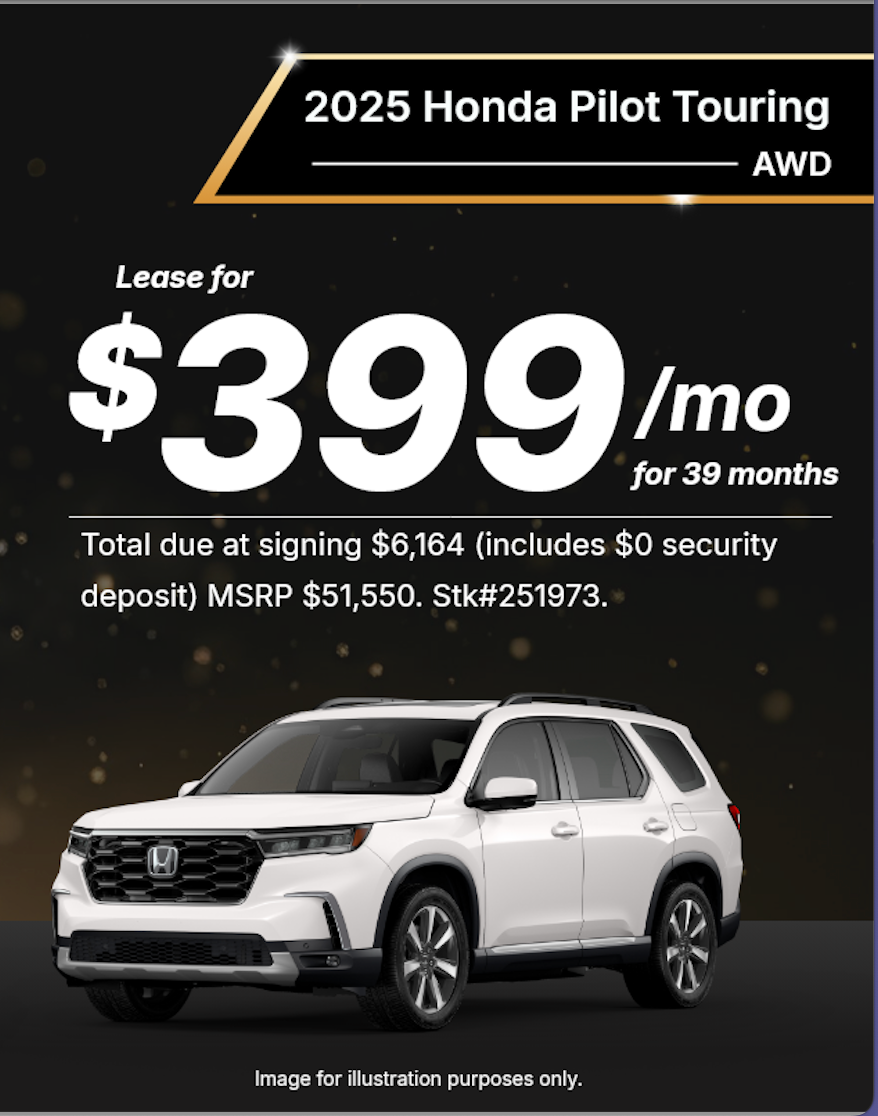 2025 Honda Pilot Touring AWD