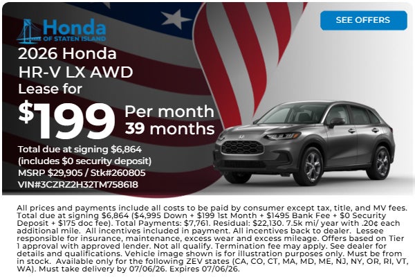 2026 Honda HR-V LX AWD