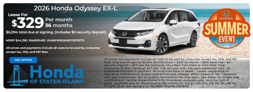 2026 Honda Odyssey EX-L