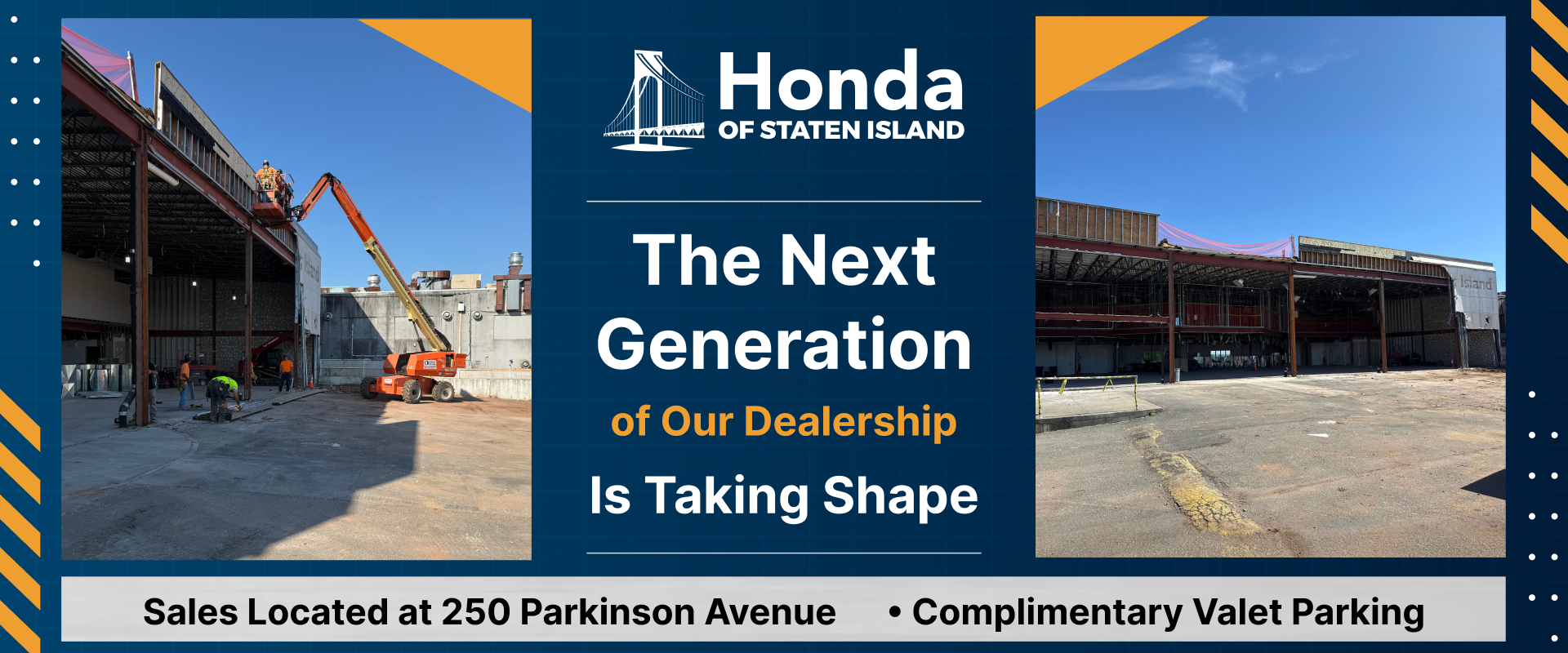 Construction banner