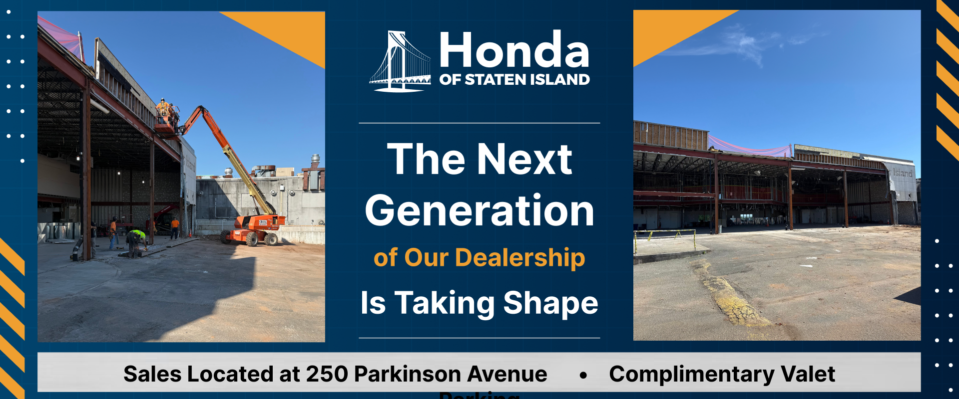 Construction banner