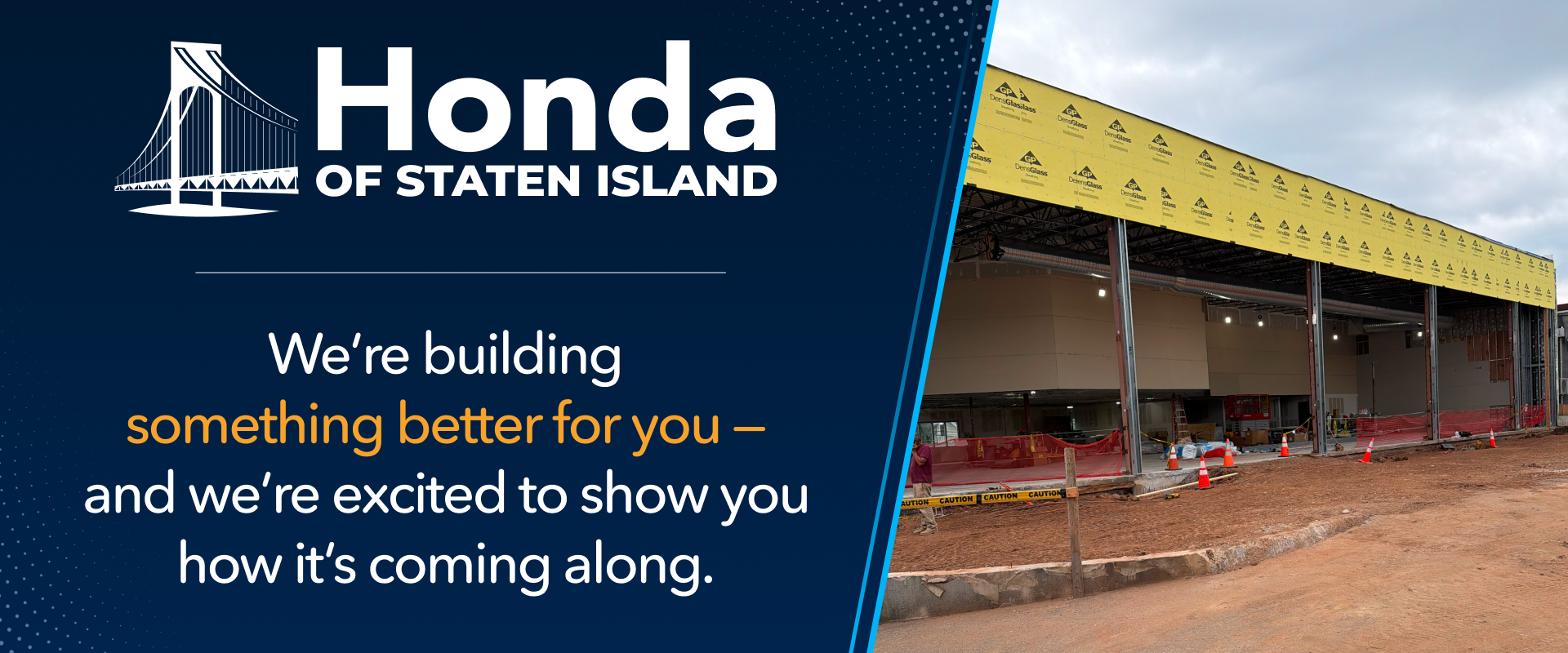 Construction banner
