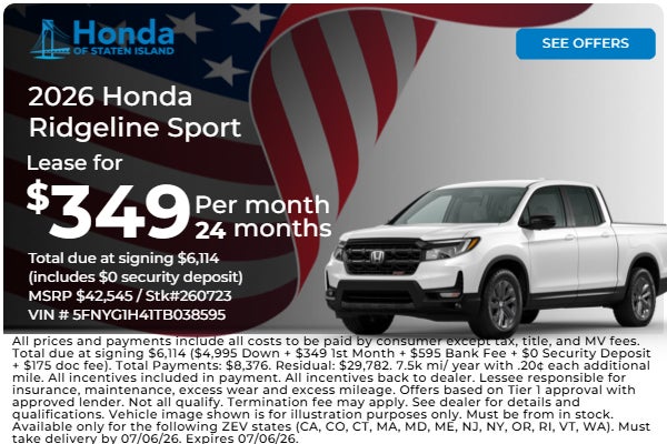 Ridgeline Specials